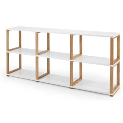 Rek Arte 6 Vakken - Eik/wit -Songmics Winkel Ontwerp zonder titel 2022 12 28T164858.246 7eed