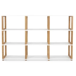 Rek Arte 9 Vakken - Eik/wit -Songmics Winkel Ontwerp zonder titel 2022 12 28T165230.503 988f