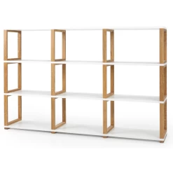 Rek Arte 9 Vakken - Eik/wit -Songmics Winkel Ontwerp zonder titel 2022 12 28T165249.870 92c5