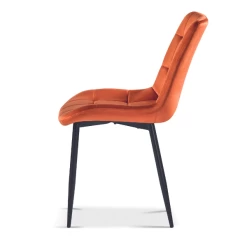 Eetkamerstoel Tanja-oranje Fluweel -Songmics Winkel Ontwerp zonder titel 2023 01 16T095655.121 f592