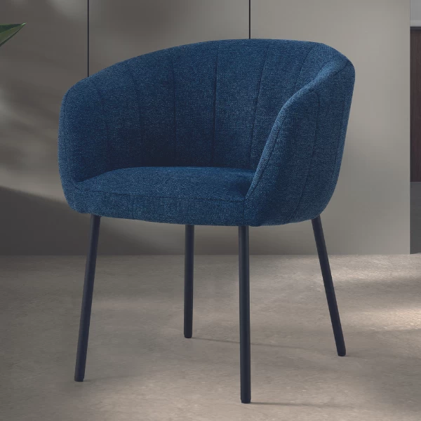 Eetkamerstoel Sill-blauw 3 Eetkamerstoel Sill-blauw