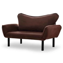 Bank Met 2 Zitplaatsen | Comfortabel En Stijlvol | 100% Metalen Frame | Gemakkelijk Schoon Te Maken Stof | Bruine Kleur -Songmics Winkel Ontwerp zonder titel 2023 01 27T094155.475 5413