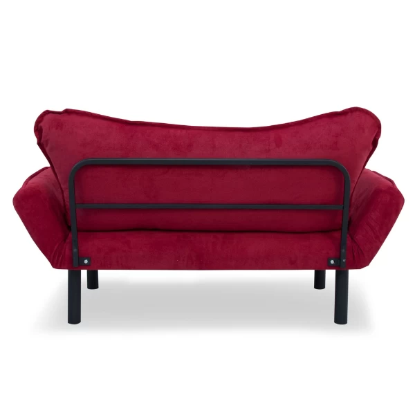 | Comfortabel En Stijlvol Ontwerp | Metalen Frame | Maroon 5 | Comfortabel En Stijlvol Ontwerp | Metalen Frame | Maroon - Afbeelding 3