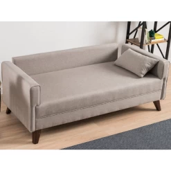 Comfortabele 2-zitsbank | Stijlvol Ontwerp | Crèmekleur -Songmics Winkel Ontwerp zonder titel 2023 02 27T085658.264 3c6a