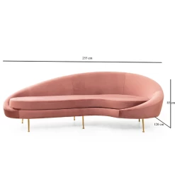 3-zitsbank | Comfortabel En Uniek Ontwerp | Beukenhouten Frame | Roze Polyester Stof -Songmics Winkel Ontwerp zonder titel 2023 03 02T090053.810 0529