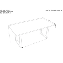 Eettafel Margot 200 X 100 Cm-zwart -Songmics Winkel Ontwerp zonder titel 2023 03 13T091658.511 87b8