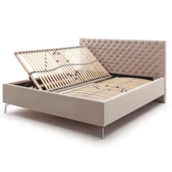 Tweepersoonsbed Janice Met Opbergruimte 180x200cm - Beige/chroom -Songmics Winkel Ontwerp zonder titel 2023 03 17T143546.678 4efc