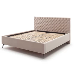 Tweepersoonsbed Janice Met Opbergruimte 160x200cm - Beige/zwart -Songmics Winkel Ontwerp zonder titel 2023 03 17T145554.853 3b36