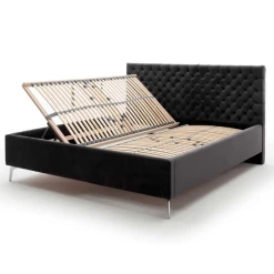 Tweepersoonsbed Janice Met Opbergruimte 160x200cm - Zwart/chroom -Songmics Winkel Ontwerp zonder titel 2023 03 22T130924.597 f5e4