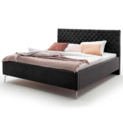 Tweepersoonsbed Janice Met Opbergruimte 160x200cm - Zwart/chroom -Songmics Winkel Ontwerp zonder titel 2023 03 22T131121.992 fccb