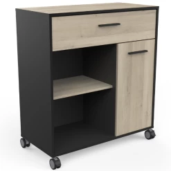 Keukentrolley Romanie-Kronberg Eik/matzwart -Songmics Winkel Ontwerp zonder titel 2023 03 30T104951.734 60c4