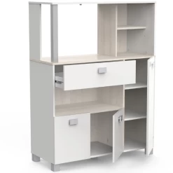 Microgolfkast Basiel-mat Wit/acacia -Songmics Winkel Ontwerp zonder titel 2023 04 03T154923.329 b38c