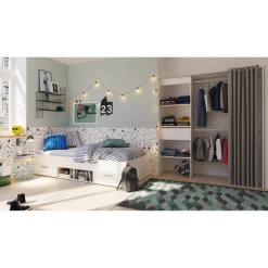 Verlengbare Kleerkast Boutique 114/168 Cm-mat Wit -Songmics Winkel Ontwerp zonder titel 2023 04 04T084037.742 e76e