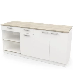 Onderkastcombinatie Chef Met Ruimte Voor Spoelbak, Oven En Kookplaat-Kronberg Eik/mat Wit -Songmics Winkel Ontwerp zonder titel 2023 04 07T135345.389 ff20