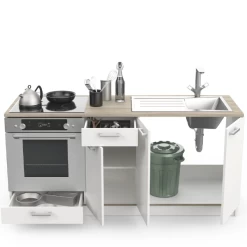 Onderkastcombinatie Chef Met Ruimte Voor Spoelbak, Oven En Kookplaat-Kronberg Eik/mat Wit -Songmics Winkel Ontwerp zonder titel 2023 04 07T140348.153 caf1