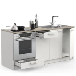 Onderkastcombinatie Chef Met Ruimte Voor Spoelbak, Oven En Kookplaat-Kronberg Eik/mat Wit -Songmics Winkel Ontwerp zonder titel 2023 04 07T140419.086 3314