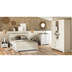 Bed Charme 160x200 Cm-Kronberg Eik/structuurwit -Songmics Winkel Ontwerp zonder titel 2023 04 11T163518.464 a946