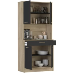 Buffetkast Diede-Kronberg Eik/matzwart -Songmics Winkel Ontwerp zonder titel 2023 04 12T095759.140 a2b8