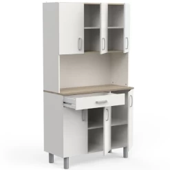 Buffetkast Gabe-Kronberg Eik/mat Wit -Songmics Winkel Ontwerp zonder titel 2023 04 17T134726.994 4487