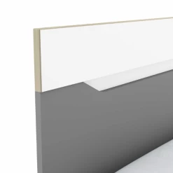 Bed Gerry 90 X 190/200 Cm Zonder Bedlade-lichtgrijs/mat Wit/Kronberg Eik -Songmics Winkel Ontwerp zonder titel 2023 04 18T082540.273 9a75