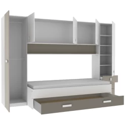 Bedlade Tidelle 90 X 200 Cm-mat Wit/beige -Songmics Winkel Ontwerp zonder titel 2023 04 25T095110.824 0b21