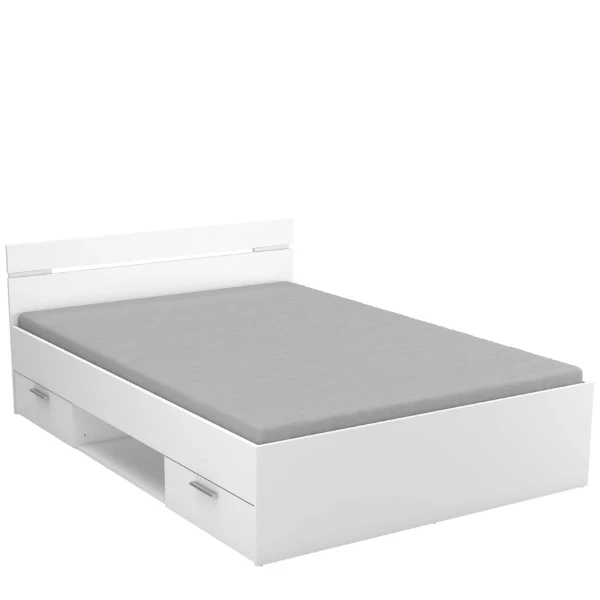 Bed Micheline 140 X 200 Cm-mat Wit 10 Bed Micheline 140 X 200 Cm-mat Wit - Afbeelding 8