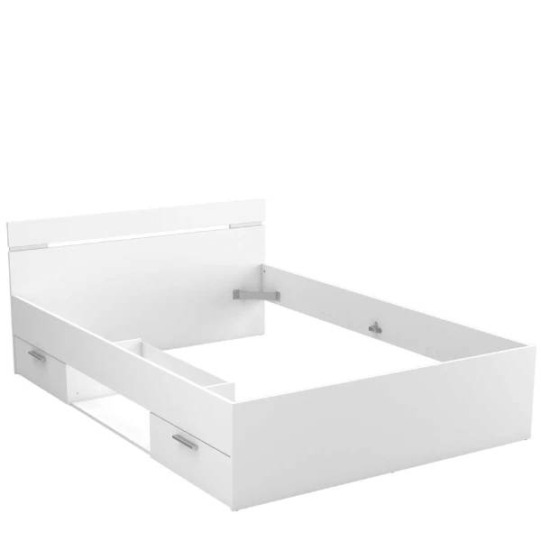 Bed Micheline 140 X 200 Cm-mat Wit 7 Bed Micheline 140 X 200 Cm-mat Wit - Afbeelding 5