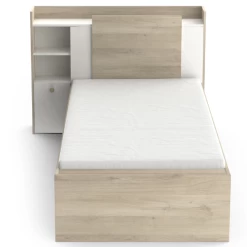 Bed Liva 90 X 190 Cm-Kronberg Eik/mat Wit -Songmics Winkel Ontwerp zonder titel 2023 04 25T165927.345 e2d5