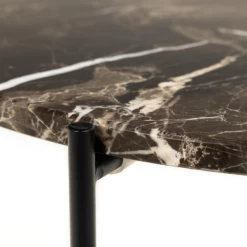 Bijzettafel Avila Ø52 Cm - Bruin Marmer/zwart -Songmics Winkel Ontwerp zonder titel 2023 05 08T114048.524 3e11