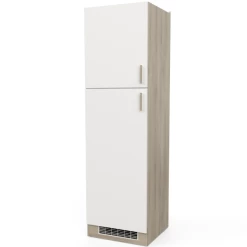 Keukenkast Voor Koelkast Romanie 60 Cm 2 Draaideuren En 2 Legplanken-Kronberg Eik/mat Wit -Songmics Winkel Ontwerp zonder titel 2023 05 08T132802.701 2b93