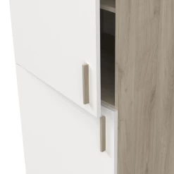 Keukenkast Voor Koelkast Romanie 60 Cm 2 Draaideuren En 2 Legplanken-Kronberg Eik/mat Wit -Songmics Winkel Ontwerp zonder titel 2023 05 08T132855.979 deee