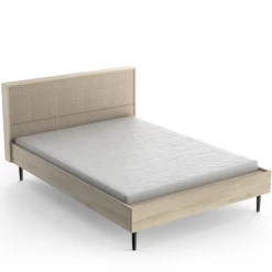 Bed Sayuri 140 X 190/200 Cm-Kronberg Eik/wicker -Songmics Winkel Ontwerp zonder titel 2023 05 10T092728.740 9bf6