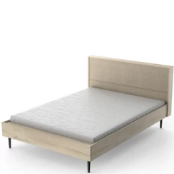 Bed Sayuri 140 X 190/200 Cm-Kronberg Eik/wicker -Songmics Winkel Ontwerp zonder titel 2023 05 10T092917.730 9049