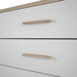 Ladekast Seliena 4 Lades-Geborstelde Eik/mat Wit -Songmics Winkel Ontwerp zonder titel 2023 05 10T161607.760 2434