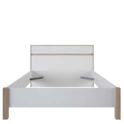 Bed Seliena 140 X 190 Cm-Geborstelde Eik/mat Wit -Songmics Winkel Ontwerp zonder titel 2023 05 10T162345.158 002a
