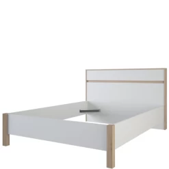 Bed Seliena 140 X 190 Cm-Geborstelde Eik/mat Wit -Songmics Winkel Ontwerp zonder titel 2023 05 10T162417.973 ddc6