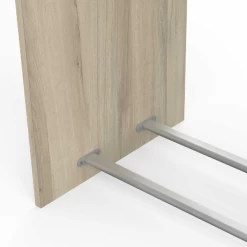 Verstelbare Kleerkast Swift 3 Kledingroedes, 3 Legplanken, 1 Schoenenrek, 1 Hoedenplank En 3 Lades-Kronberg Eik/mat Wit -Songmics Winkel Ontwerp zonder titel 2023 05 11T103635.363 e1e2