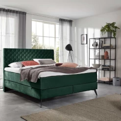 Tweepersoonsboxspring Janice 160x200cm - Donkergroen 15 Tweepersoonsboxspring Janice 160x200cm - Donkergroen -Songmics Winkel Ontwerp zonder titel 2023 05 15T161511.636 5dfd