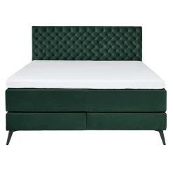 Tweepersoonsboxspring Janice 200x200cm - Donkergroen -Songmics Winkel Ontwerp zonder titel 2023 05 15T162025.391 3e15