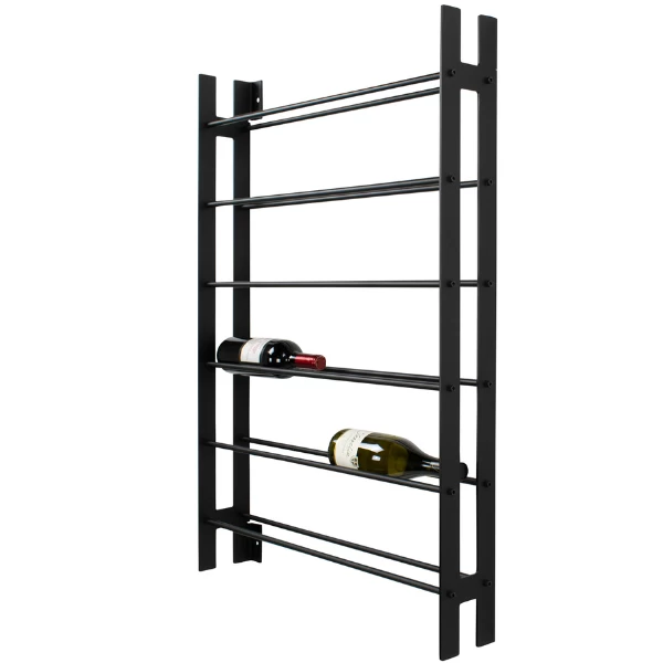 Wijnrek Grapes 6 Legplanken-zwart 6 Wijnrek Grapes 6 Legplanken-zwart - Afbeelding 4