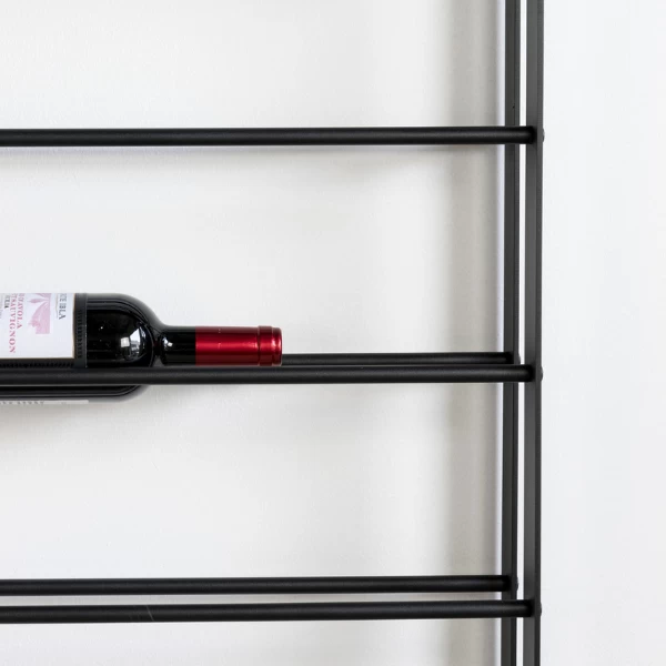 Wijnrek Grapes 6 Legplanken-zwart 5 Wijnrek Grapes 6 Legplanken-zwart - Afbeelding 3