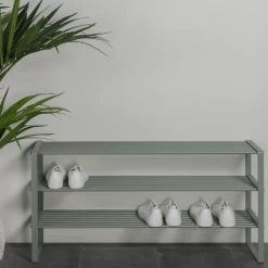Schoenenrek Rayna 3 Legplanken 100 Cm-pastelgroen