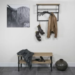 Schoenenrek Rizzoli 2 Legplanken-eik/zwart -Songmics Winkel Ontwerp zonder titel 2023 05 25T095005.717 9a40