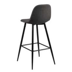 Barstoel Wilhelm, H: 65cm - Donkergrijs/zwart -Songmics Winkel Ontwerp zonder titel 2023 05 25T135029.926 2eb7