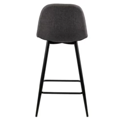 Barstoel Wilhelm, H: 65cm - Donkergrijs/zwart -Songmics Winkel Ontwerp zonder titel 2023 05 25T135213.409 c2a8
