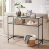 Moderne Consoletafel Met Stalen Frame En Gehard Glazen Planken, Voor Woonkamer/hal -Songmics Winkel Ontwerp zonder titel 2023 06 05T134757.072 8e9e