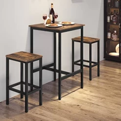 Vierkante Ontbijtbartafel Met Zwaar Stalen Frame, 60x60x90cm -Songmics Winkel Ontwerp zonder titel 2023 06 05T150920.743 56f9