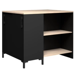 Keukeneiland Cobalt 110x80x90cm Met Opbergruimte - Zwart/eik -Songmics Winkel Ontwerp zonder titel 2023 06 08T161844.655 3af8