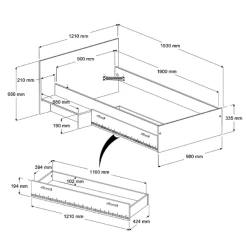 Kinderbed Charly 90x190 Met Lade -Songmics Winkel Ontwerp zonder titel 2023 06 20T163925.959 f8e7