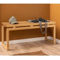 Halbank Bay 100cm - Bamboe -Songmics Winkel Ontwerp zonder titel 2023 06 26T134145.834 62d9